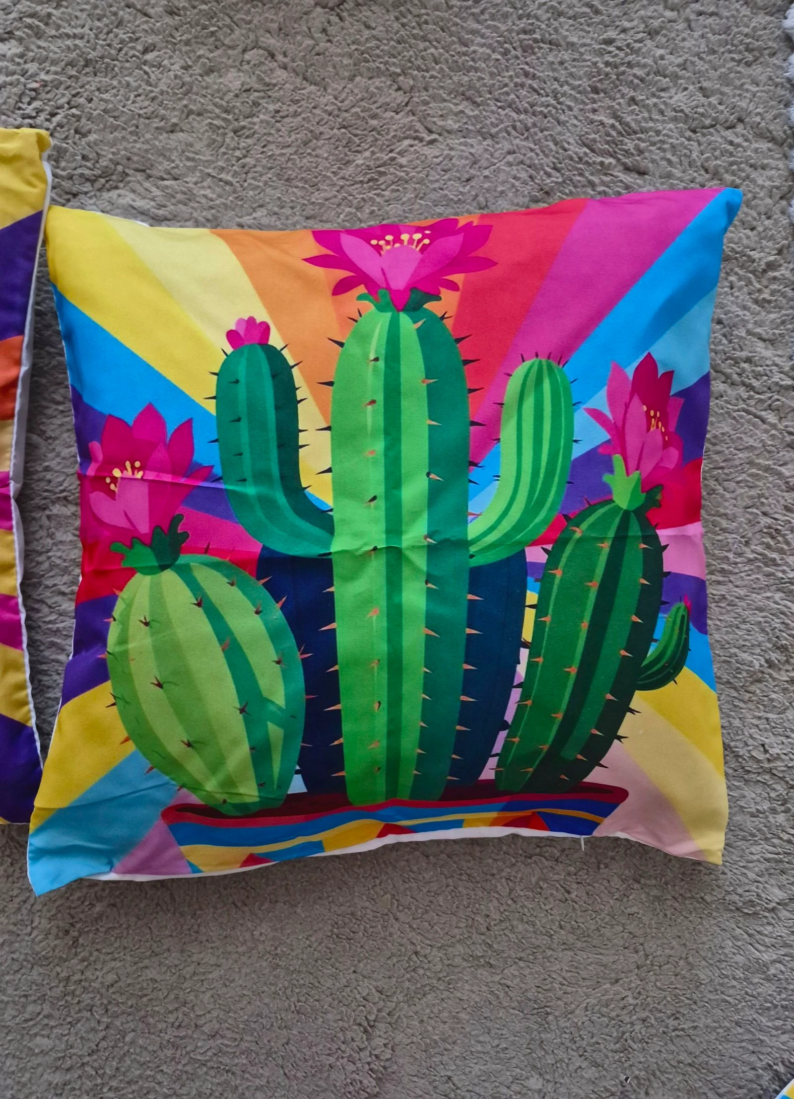 Lot of 2 cushion covers 45x45cm interior decoration New Without padding – photo 2